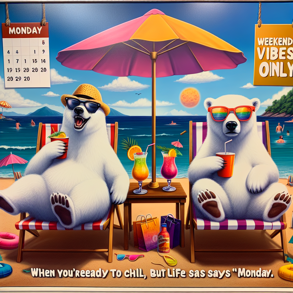 When Polar Bears Want to Chill Instead of Work