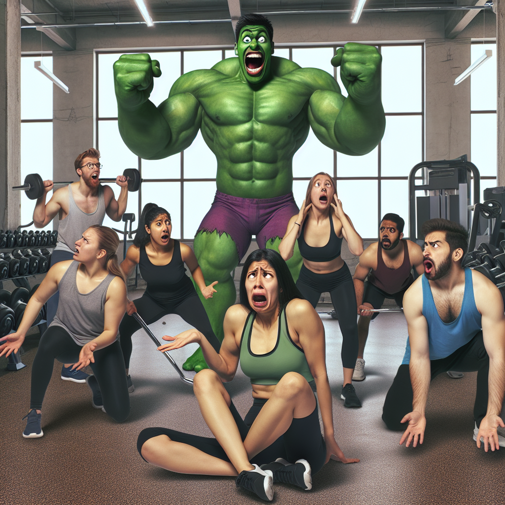 Hulk's Hilarious Gym Tips: When Strength Meets Sass!