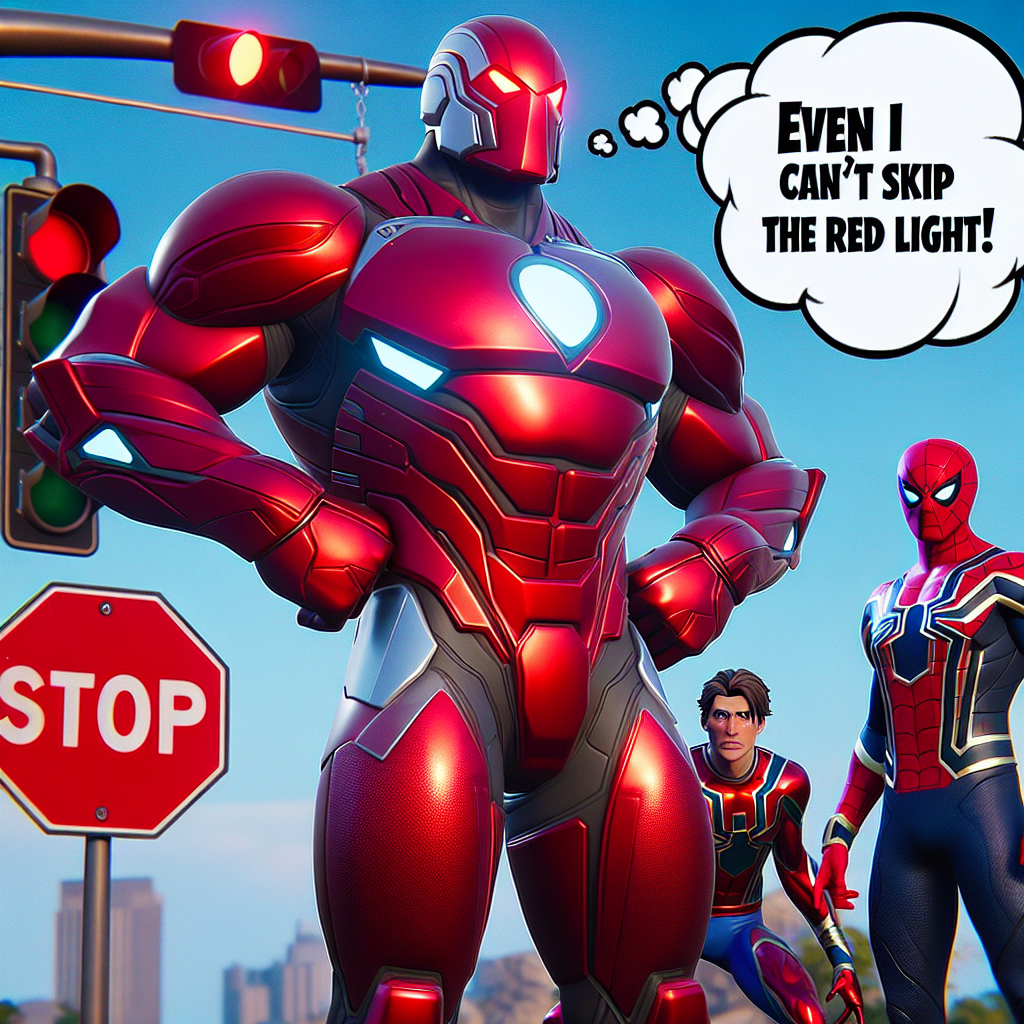 When the Marvel Juggernaut Takes Traffic Laws Seriously