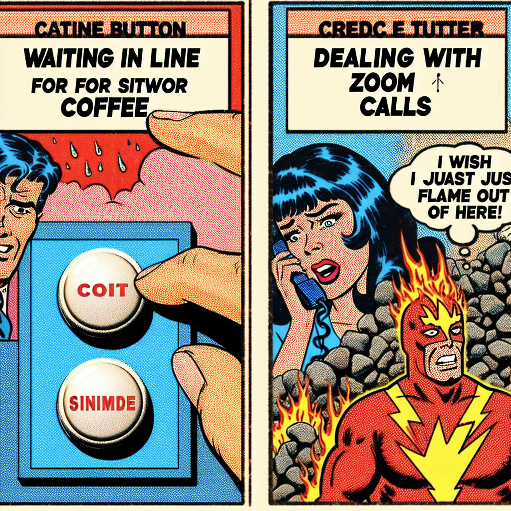 Fantastic Four Reacts to Everyday Struggles in Retro Style
