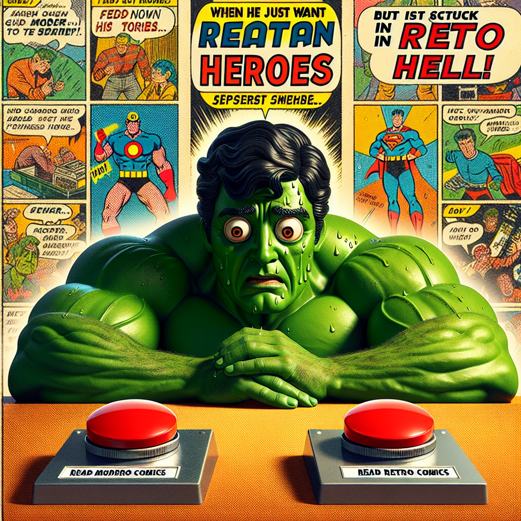 Hulk vs. Retro Comics: The Ultimate Throwback Struggle