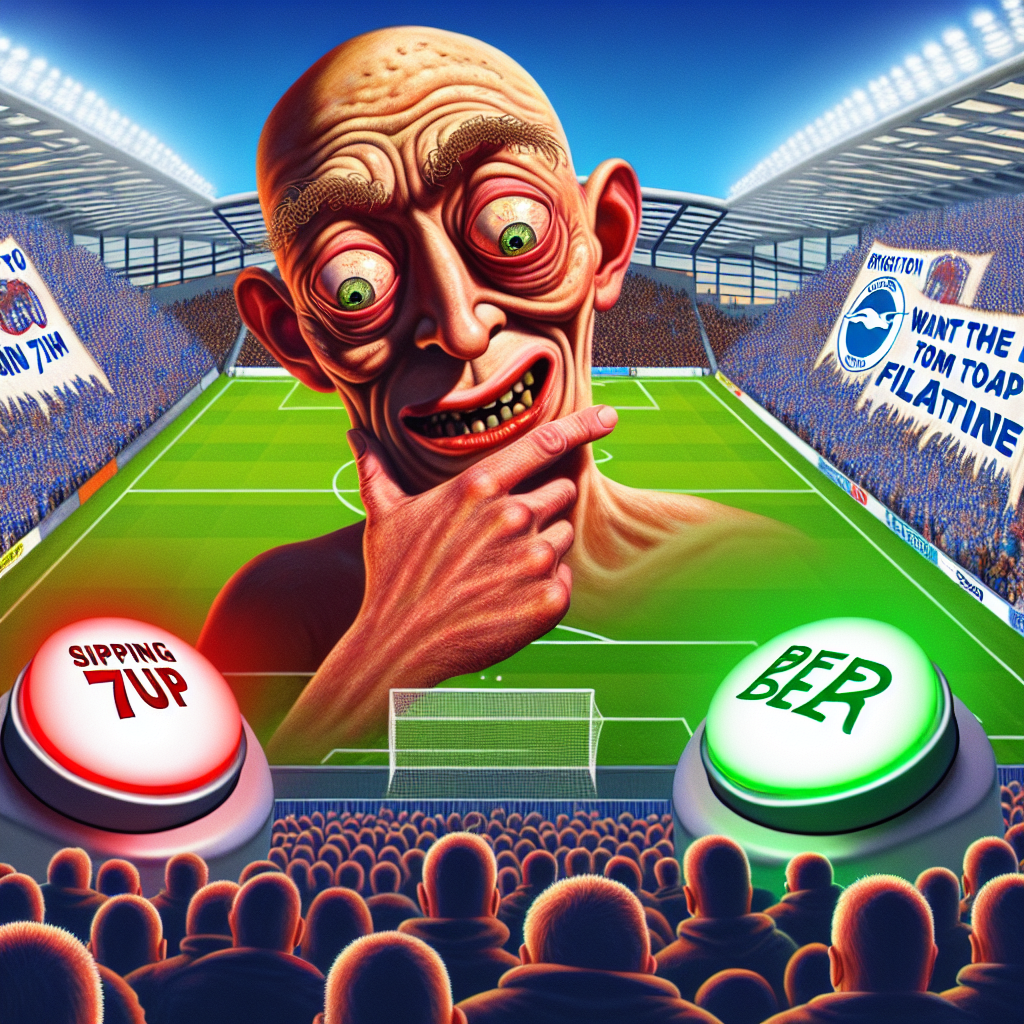 Brighton FC Fans: A Refreshing Protest with 7up Spirit!