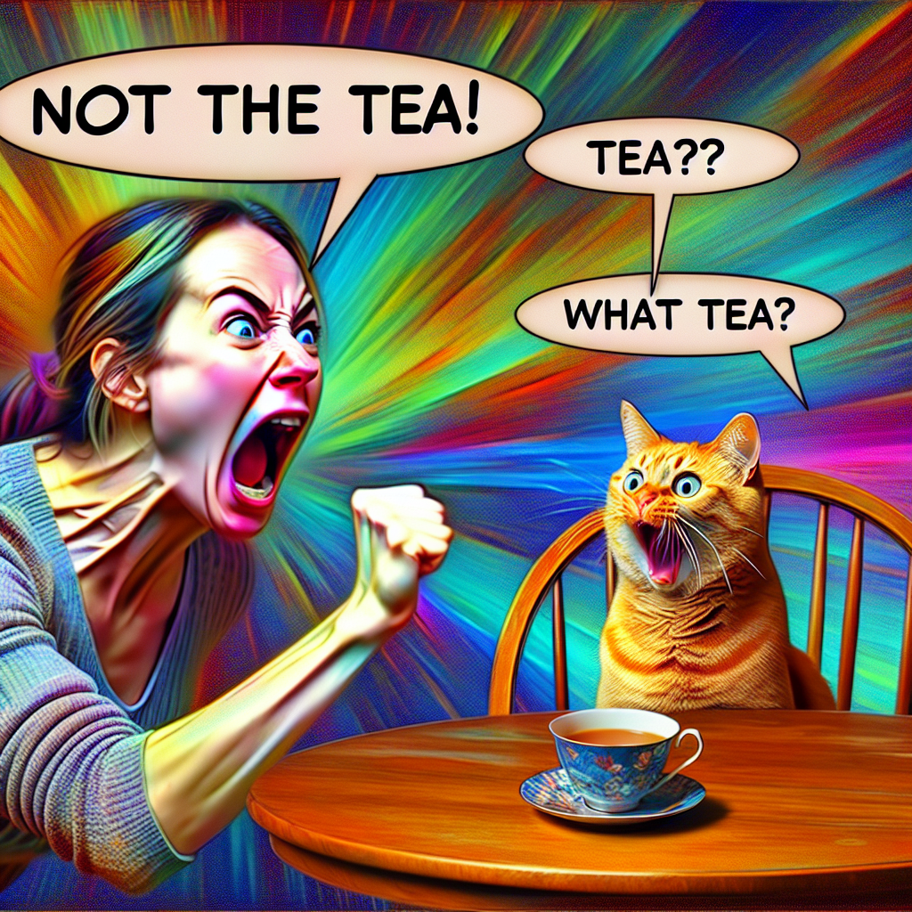 British Parade Goes Wild: When the Tea Runs Out!