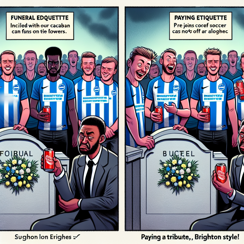 Brighton FC Fans Bring 7UP to a Funeral: A Hilarious Tribute