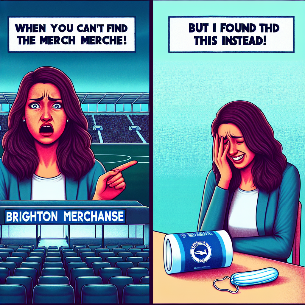 When Brighton FC Fans Get Creative with Tampons