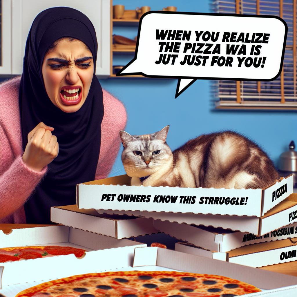 Pizza-Loving Cat Takes Over the Kitchen