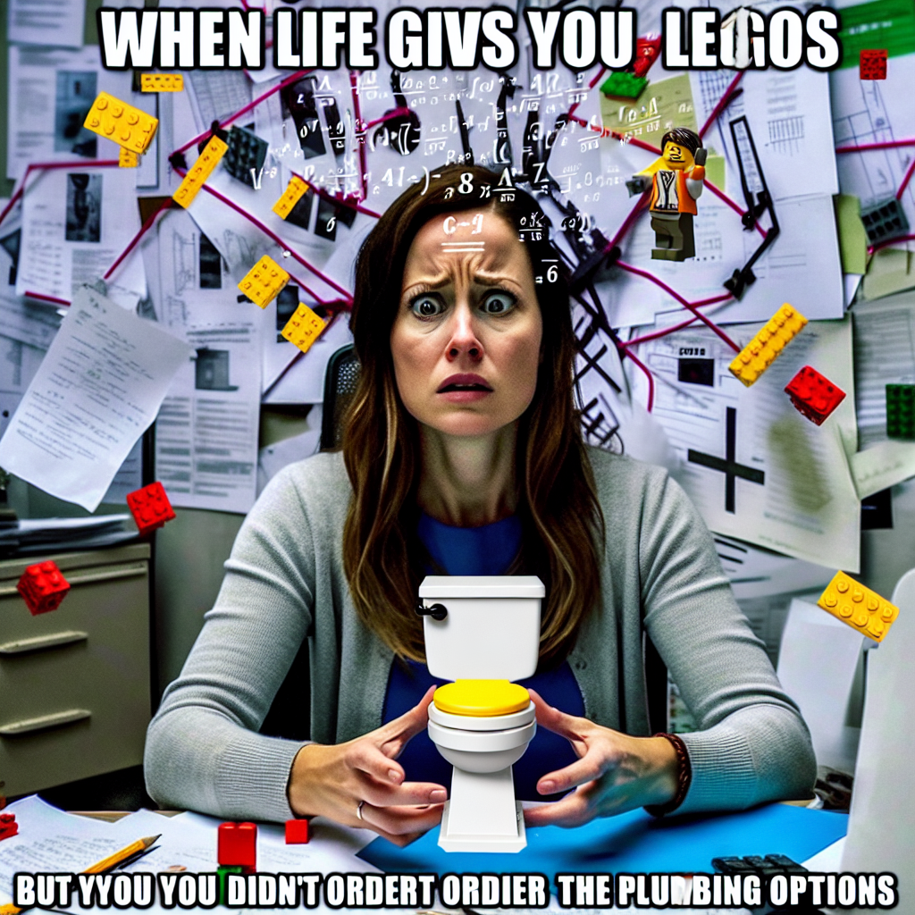 When Your New Lego Toilet Arrives and You Can't Help But Laugh!