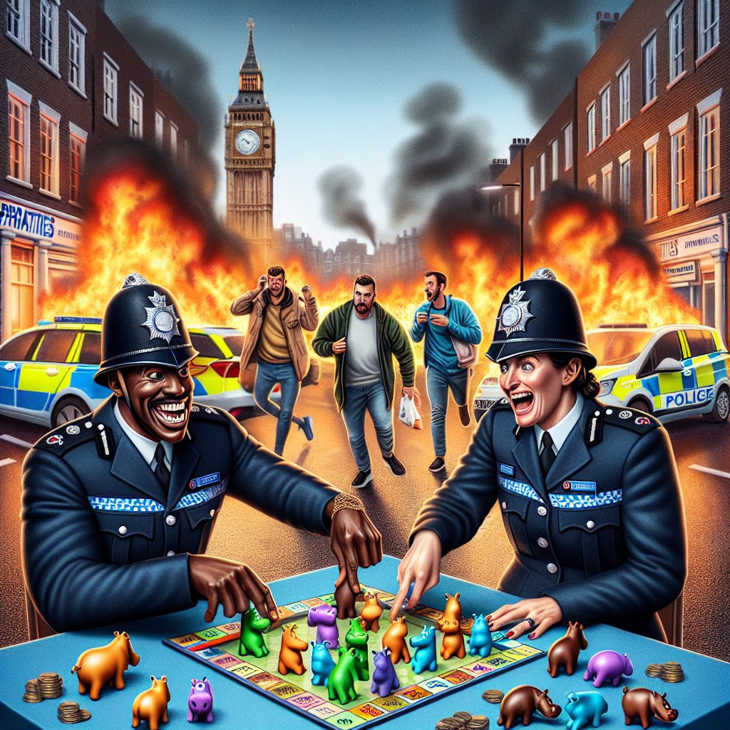 When British Police Prioritize Playtime Over Pandemonium