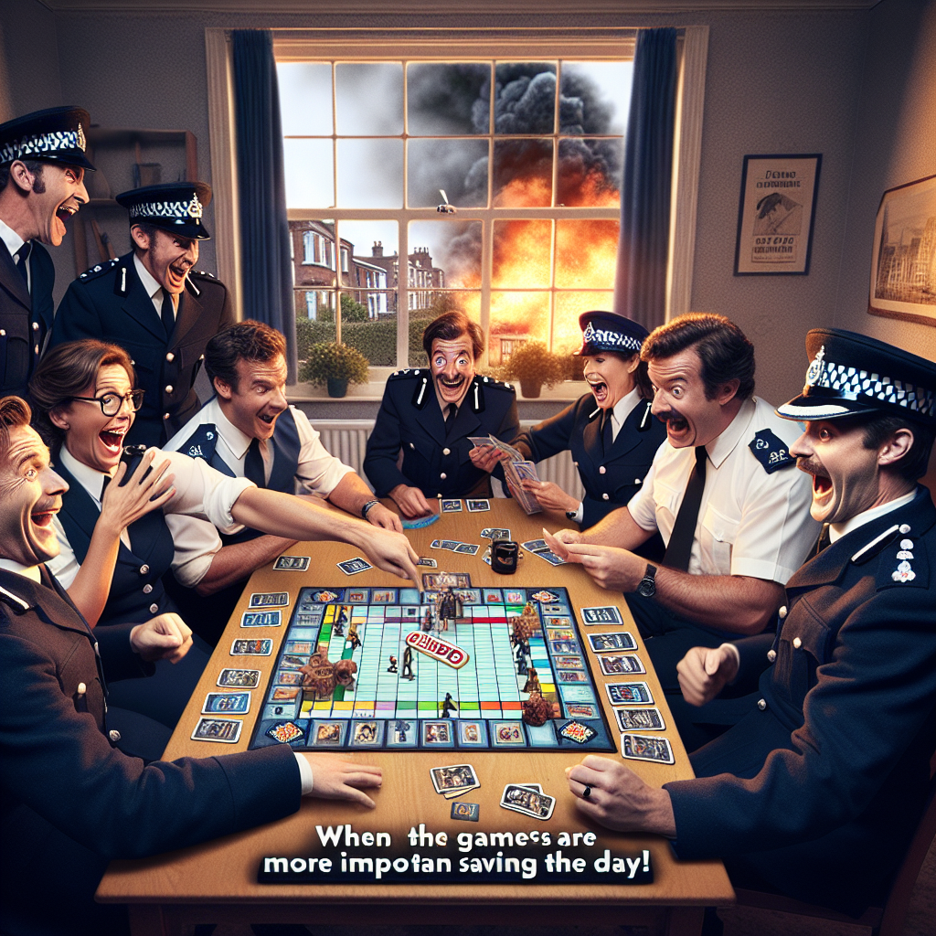 British Police Play Cluedo While London Burns: A Hilarious Meme Setup