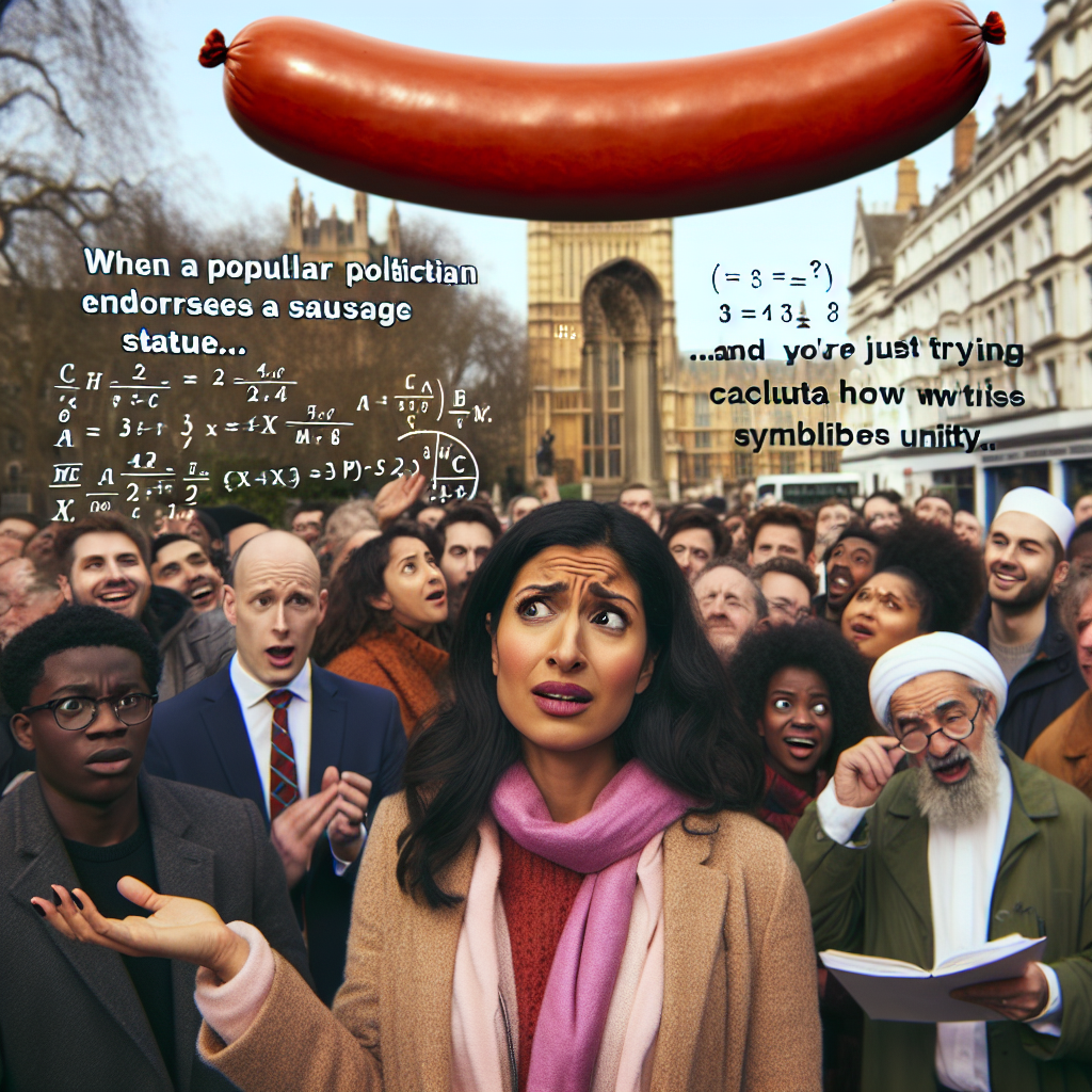 Kier Starmer's Sausage Statue Takeover
