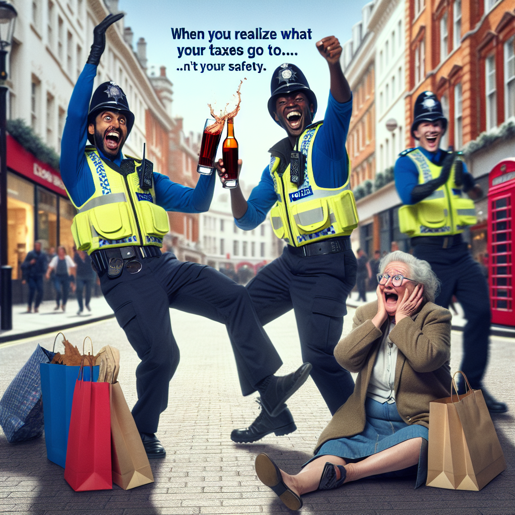 When Policing Turns to Sipping: A London Comedy