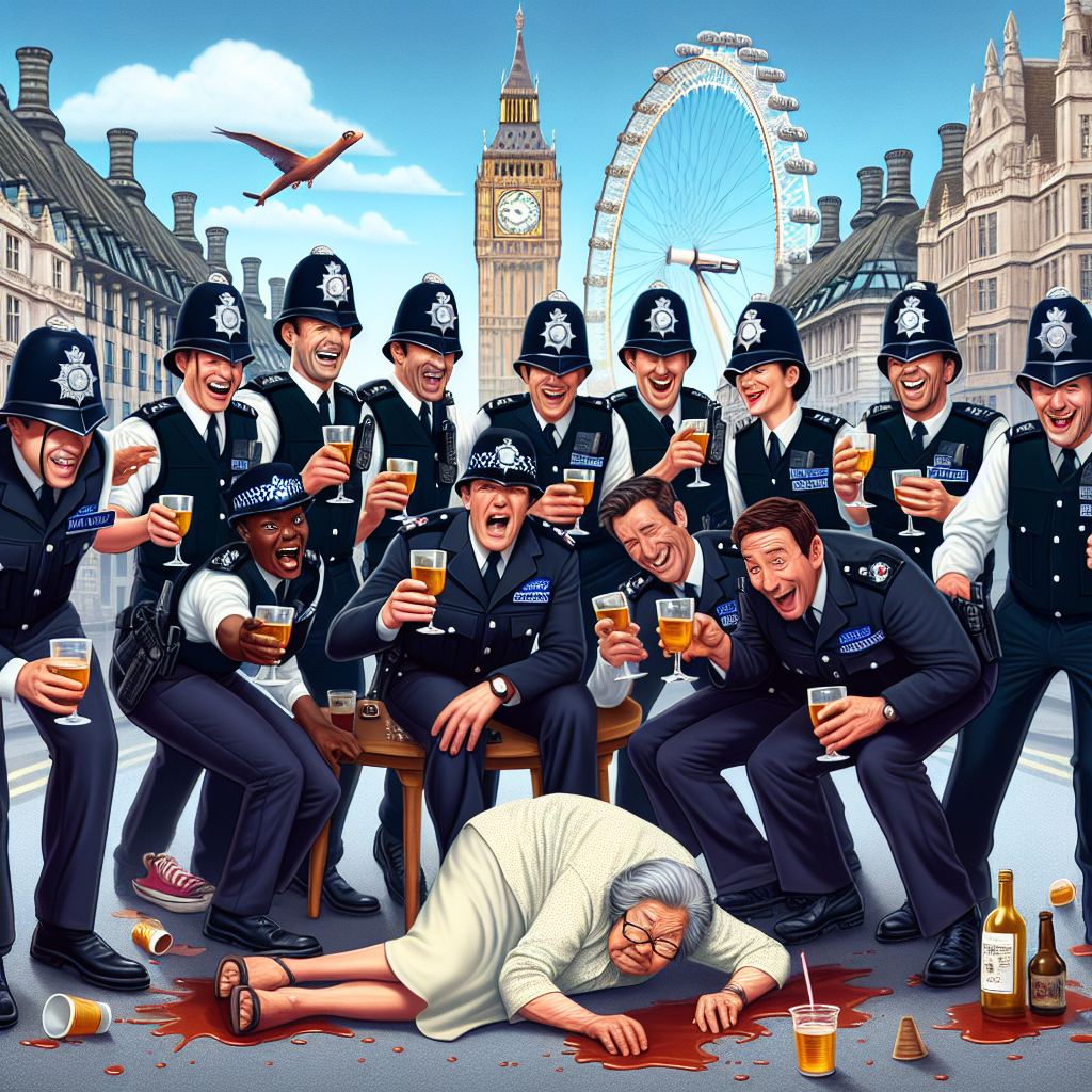 When Policemen Prioritize Wine Over Helping an Old Lady