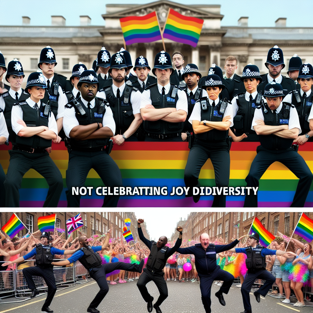 When British Police Join the LGBT Parade Dance Party