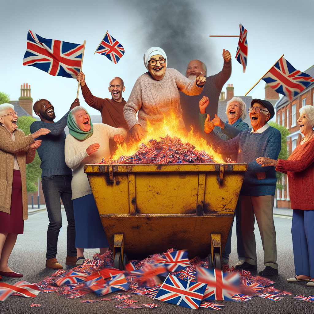 British Pensioners and Their Flag-Burning Shenanigans
