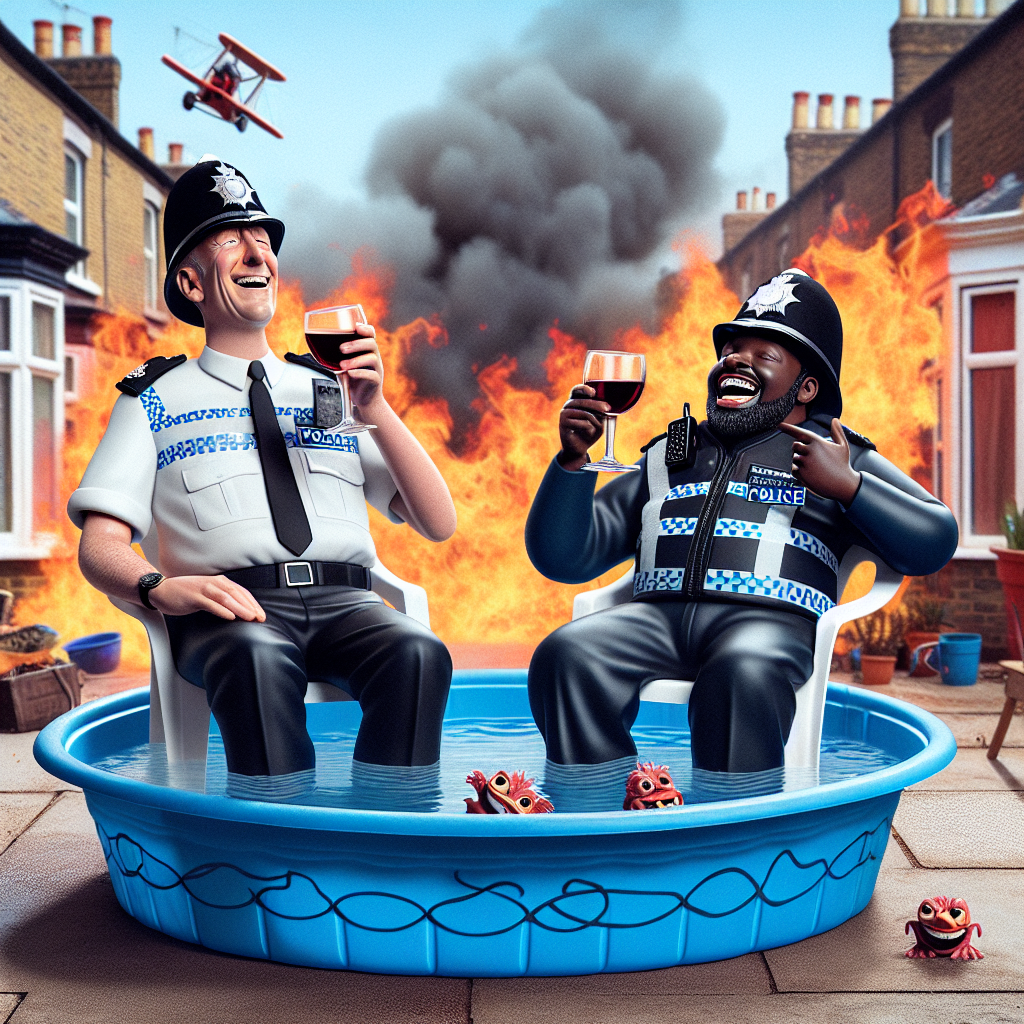 When British Police Choose Fun Over Fires in London