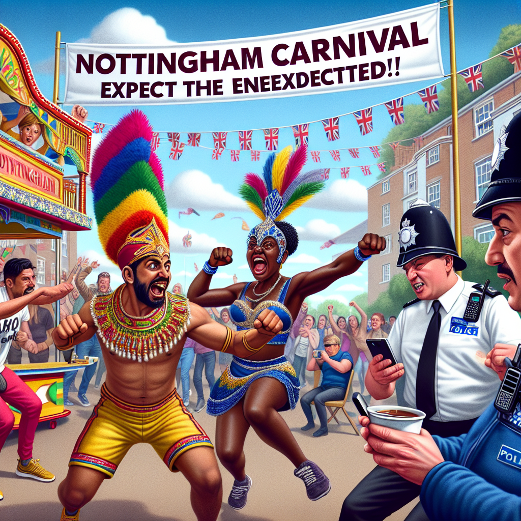 British Police at Nottingham Carnival: When the Punches Start Flying!