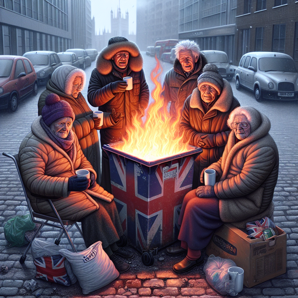 Old Brits, Cold Days & Fire: A London Meme Moment