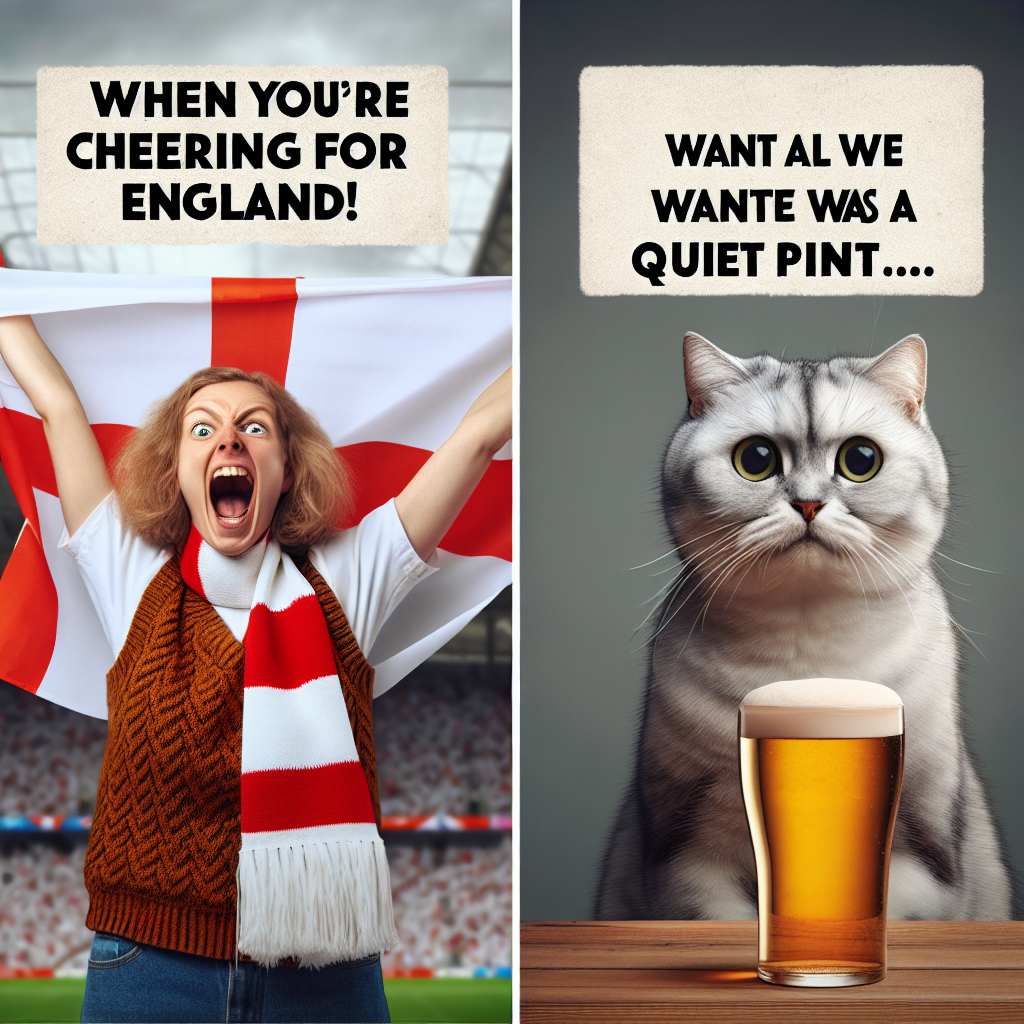 When Every Brit Starts Waving Flags Like It's a World Cup Final