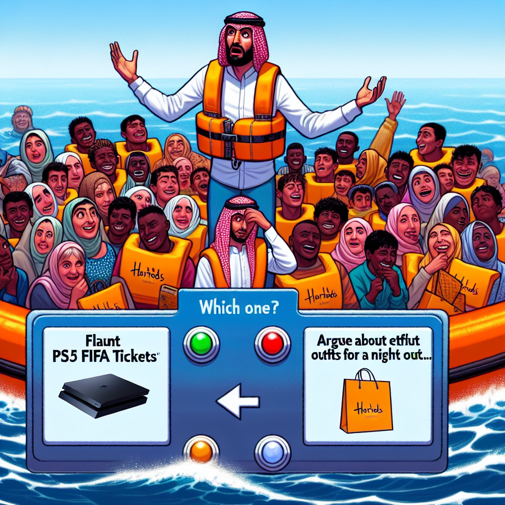Migrants Living Their Best Life with PS5, Tickets, and Harrods Bags