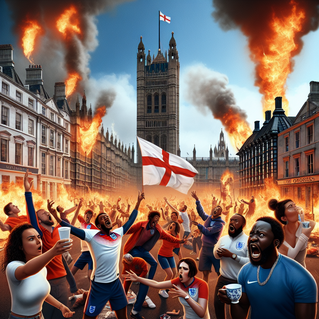 When Your City is on Fire but It's England Winning the Cup