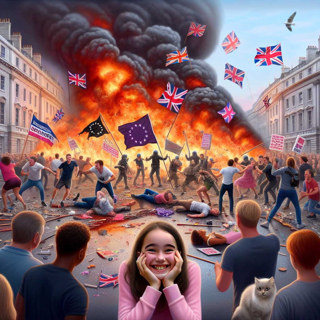 Labour Party Flags vs. Blackhole: A Hilarious London Disaster!