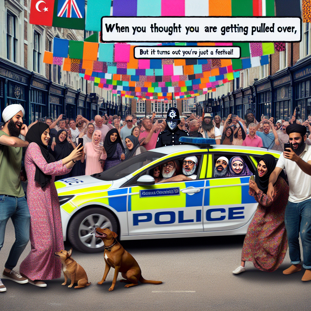 When British Police Car Goes Full Crossover Mode!