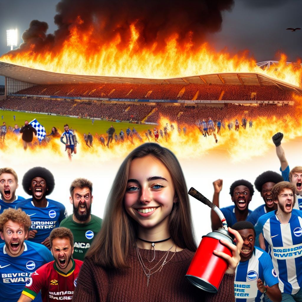 Brighton FC Fans Fueling the Fire: A Hilarious Memeworthy Moment