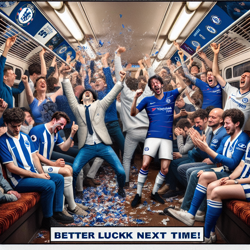 Brighton vs Chelsea Train Showdown: Tears and Cheers!