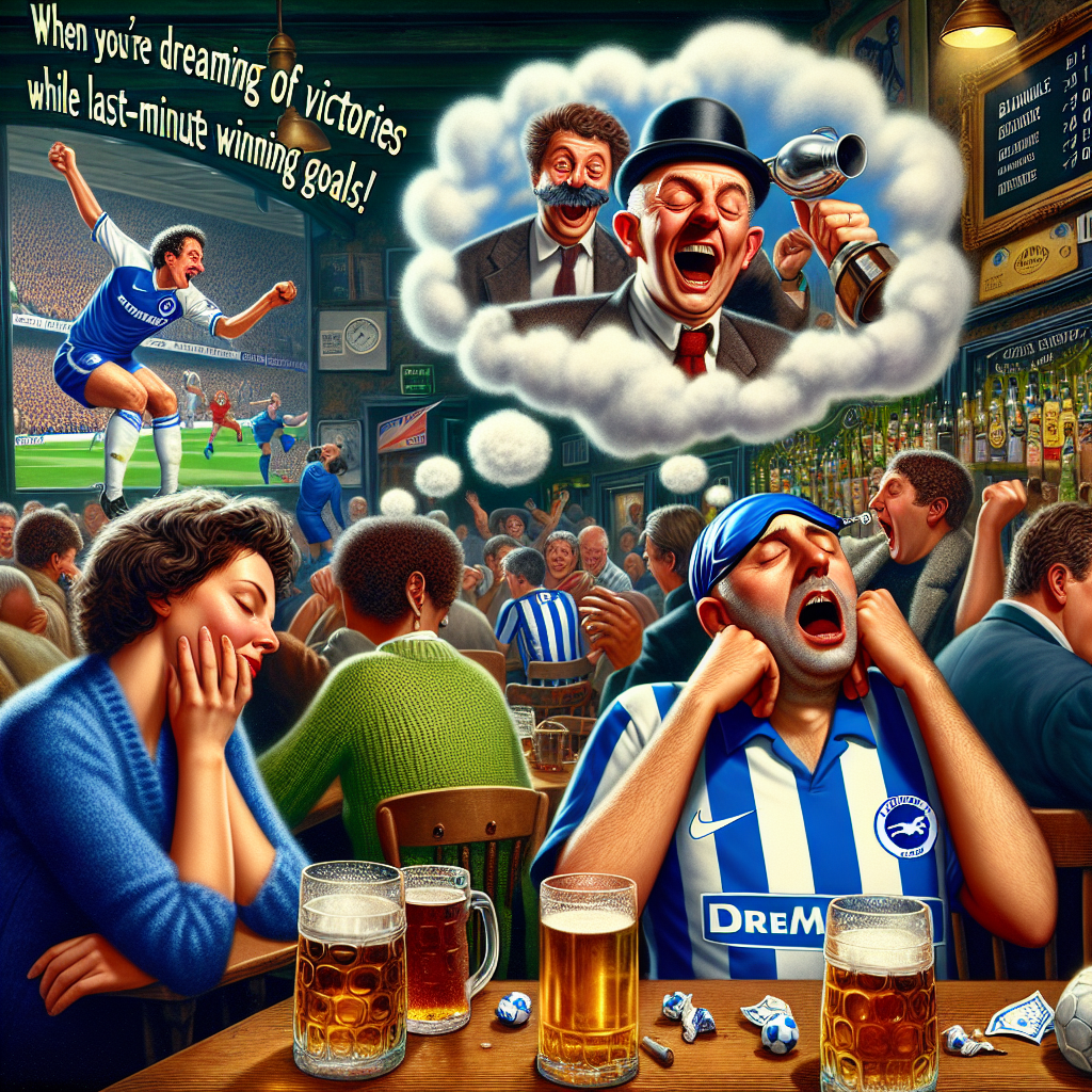 When Brighton Fans Nap While Chelsea Celebrate on TV