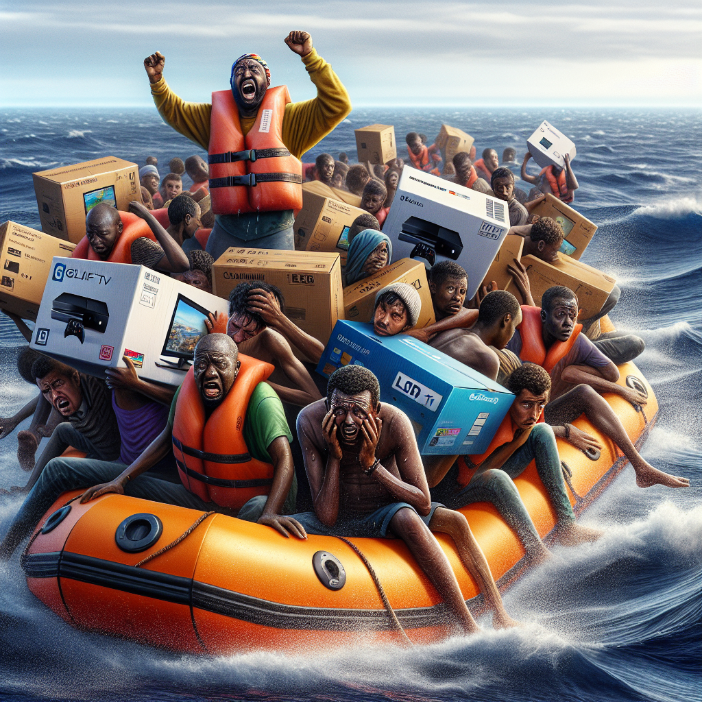 When Gaming Meets Migration: The Orange Dingy Chronicles