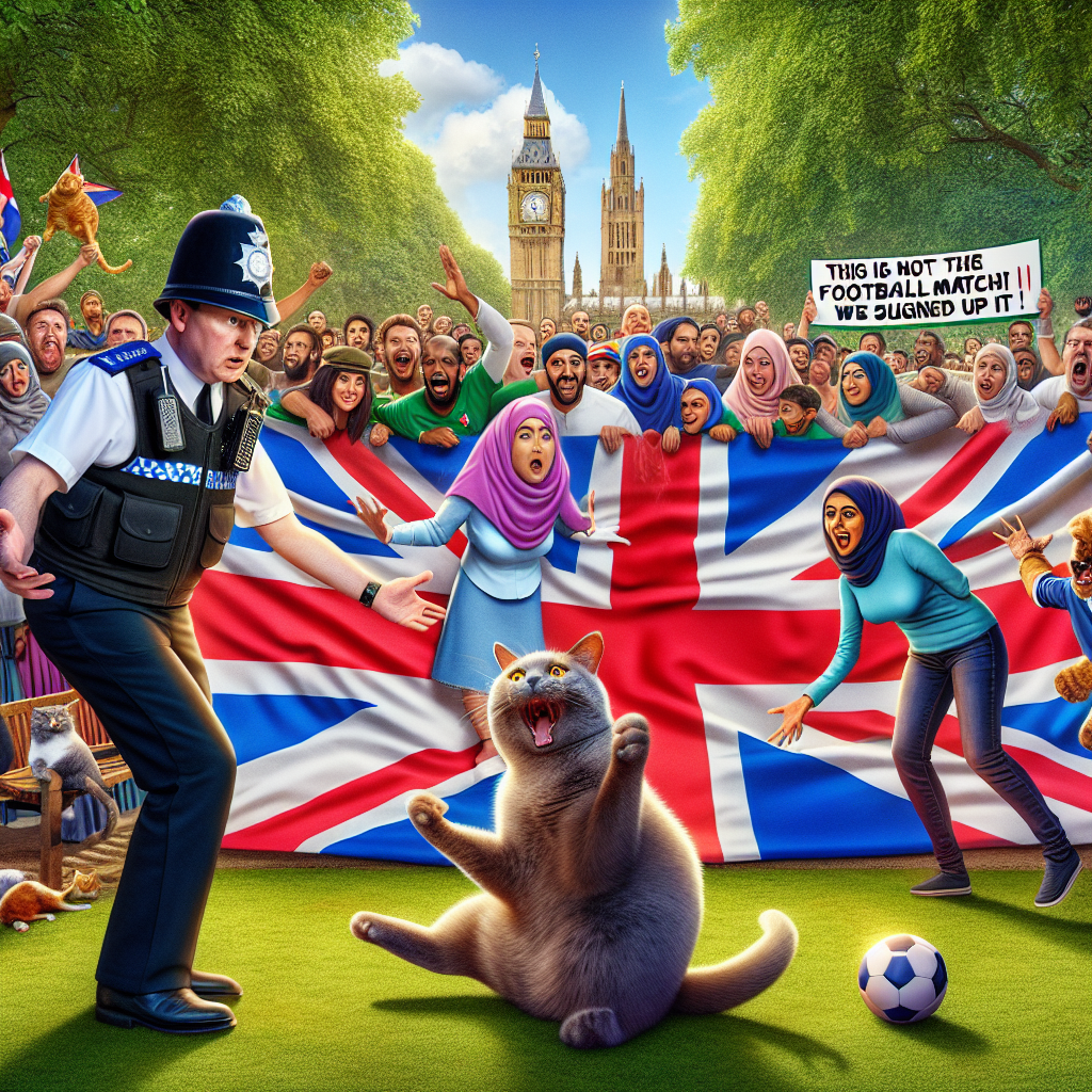 When Flags Go Viral: A British Comedy of Errors
