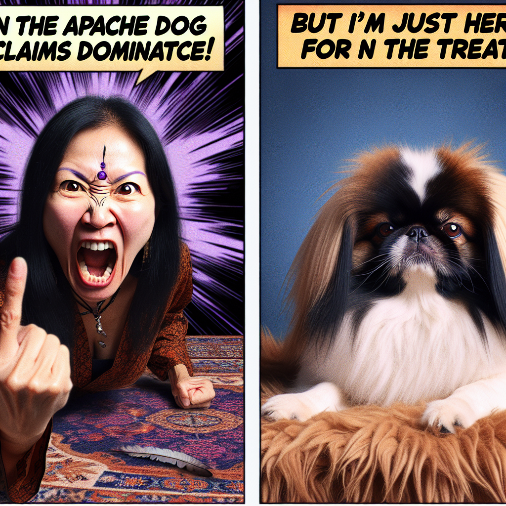 When Your Apache vs. Pekingese Dog Feud Gets Out of Hand