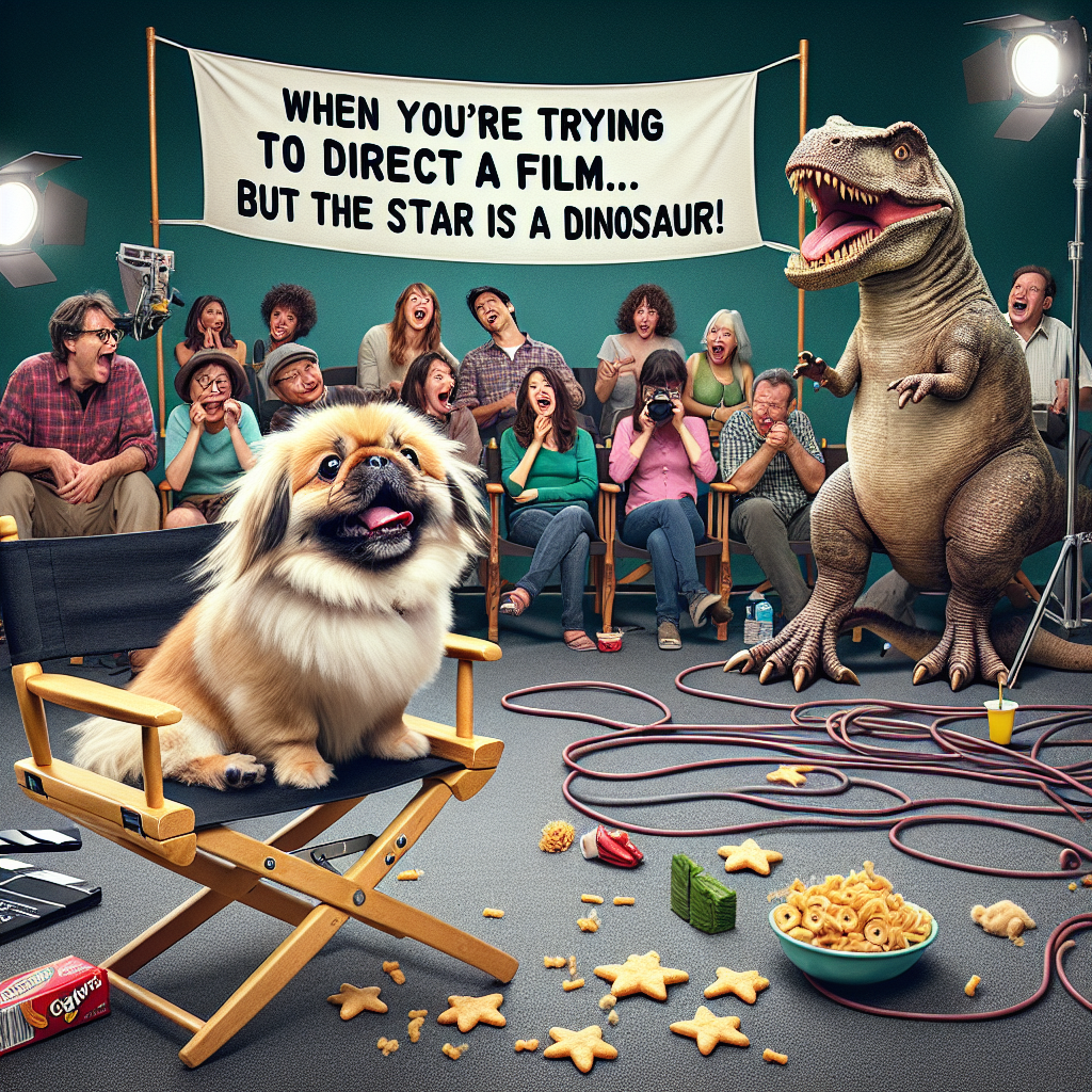When Your Pekingese Decides to Direct a Dinosaur Movie
