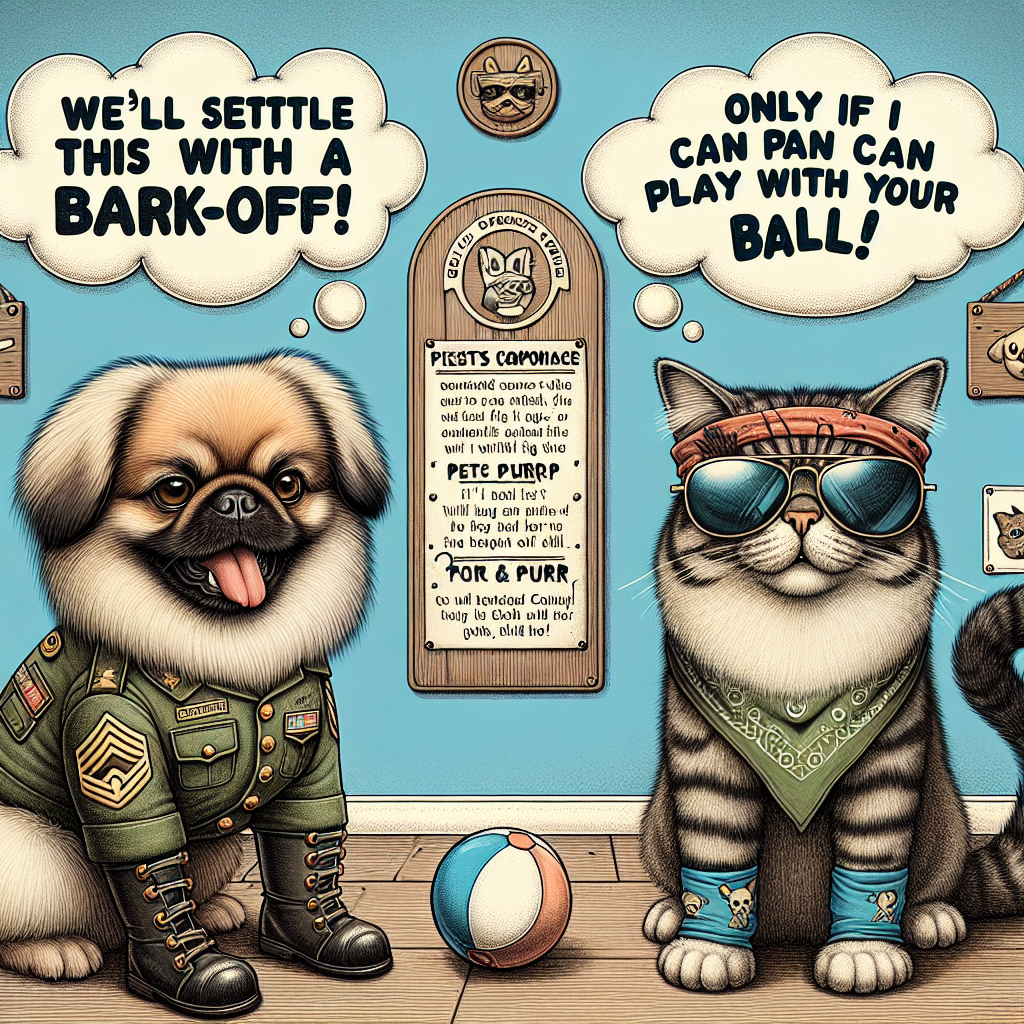 Pekingese vs. Hamas Cat: The Ultimate Pet Showdown