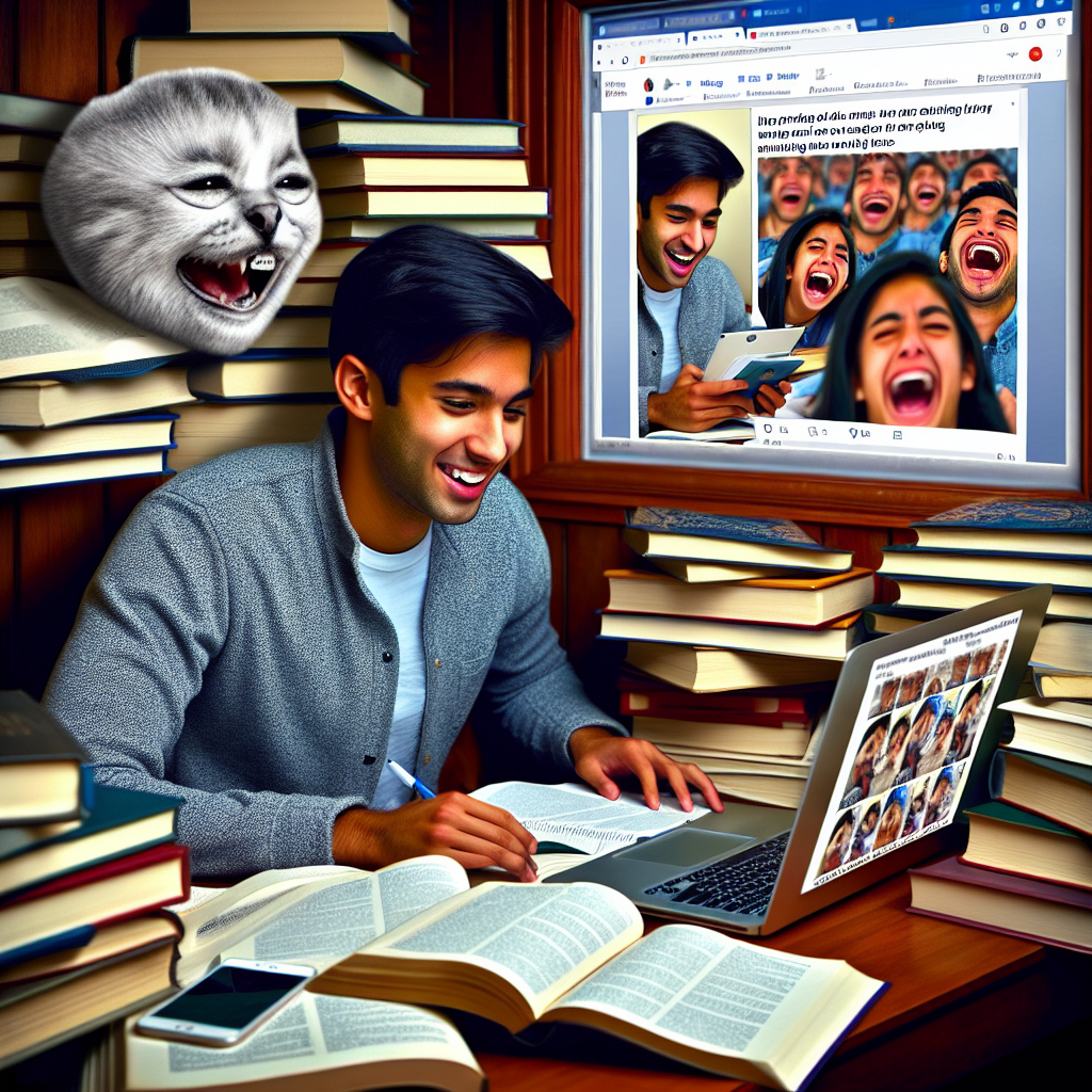 When You Try to Be Productive but Get Distracted by Memes