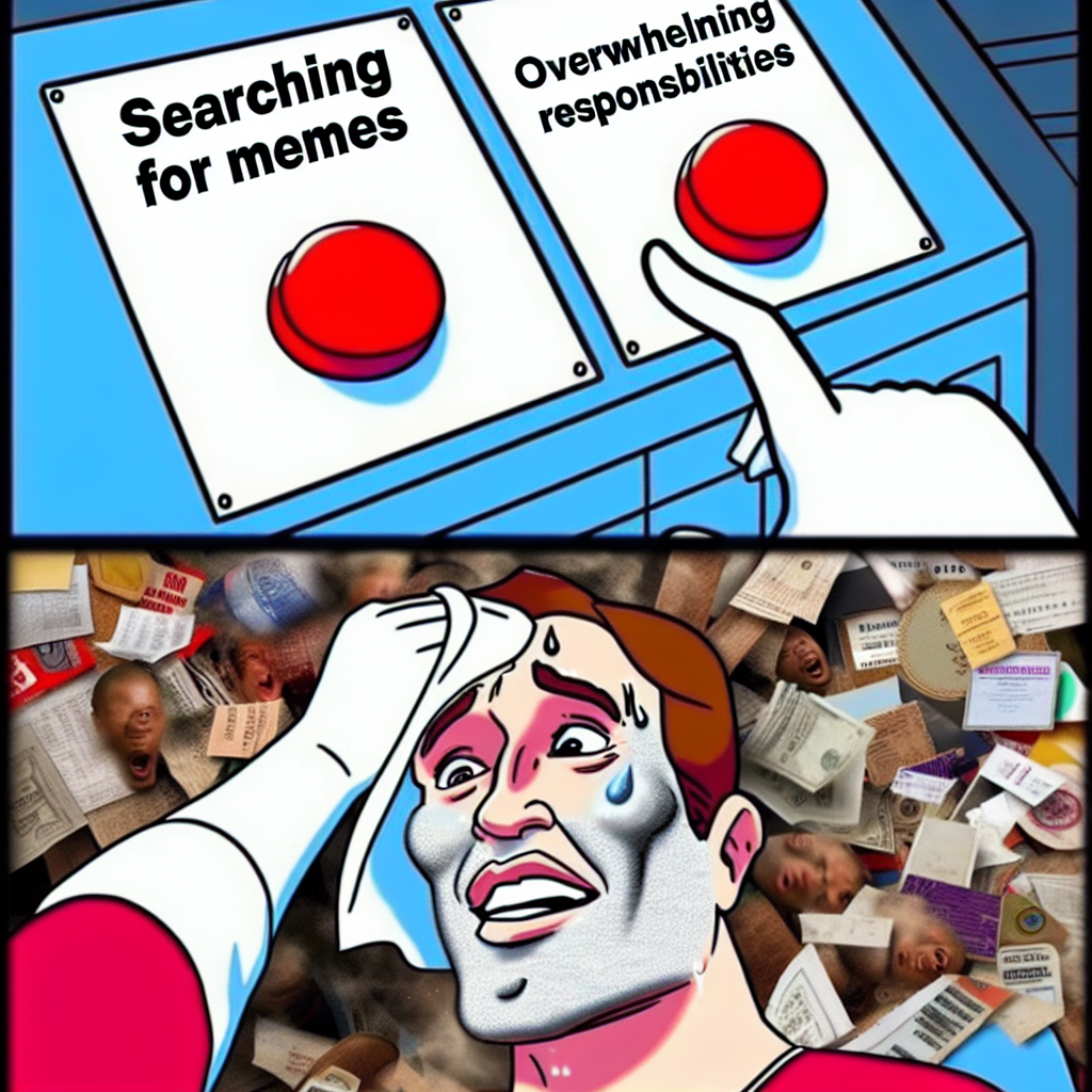 When You Expect Random Memes but Get Life's Stress Instead