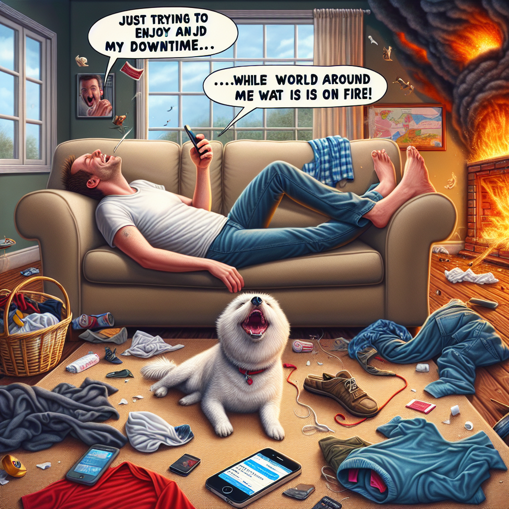 When You Try to Relax, but Life Keeps Interrupting