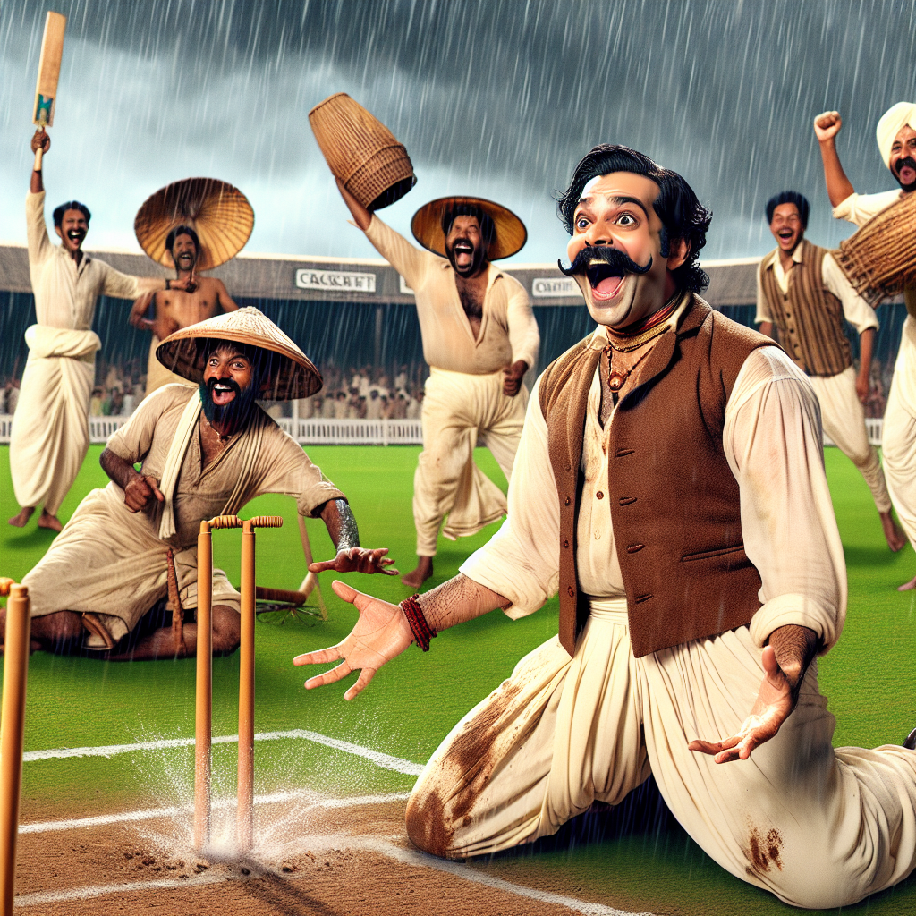 When Lagaan Meets Rain: The Ultimate Cricket Struggle Meme