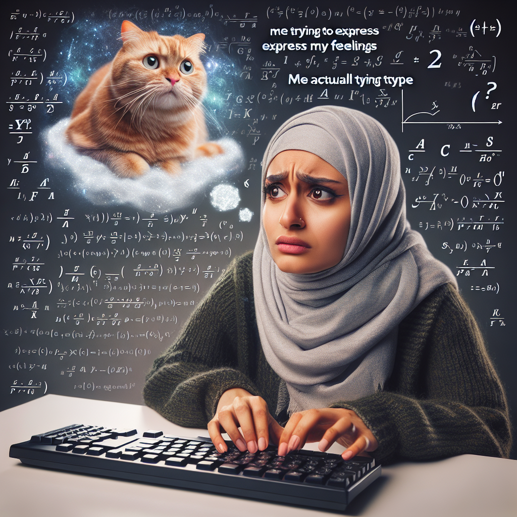 When You Overthink and Type Randomly: A Relatable Meme Moment