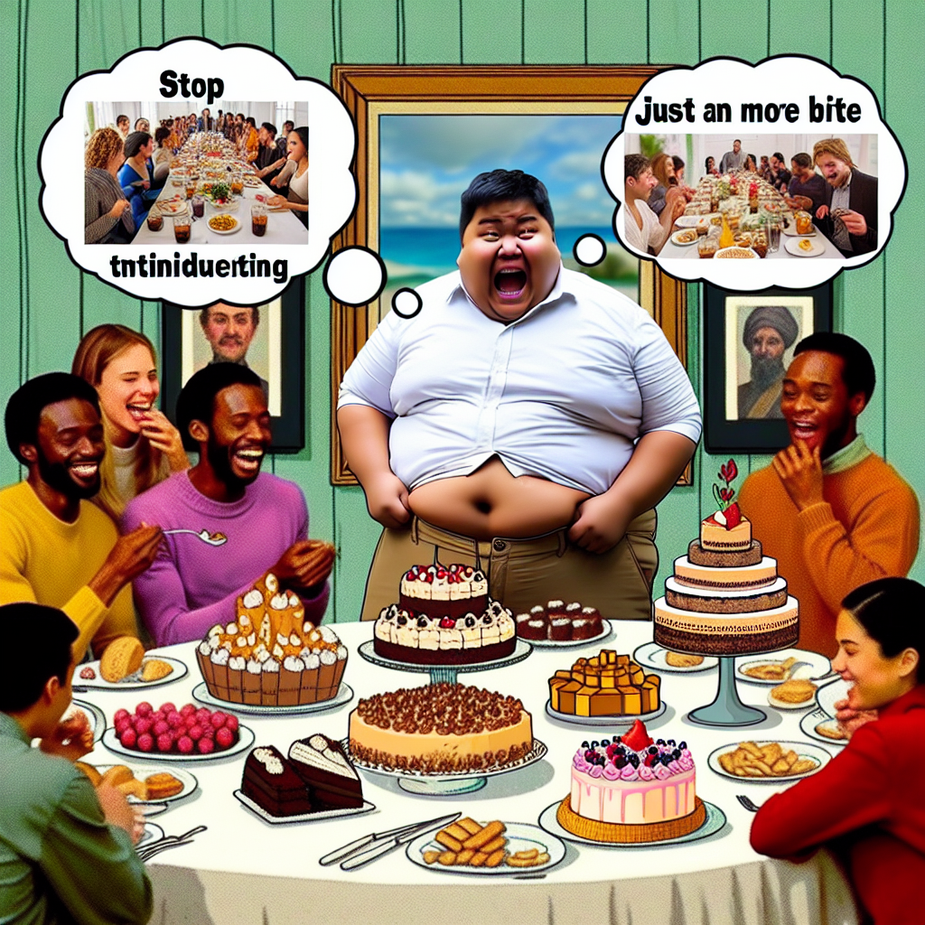 Relatable Body Inflation Meme: When You Overindulge!