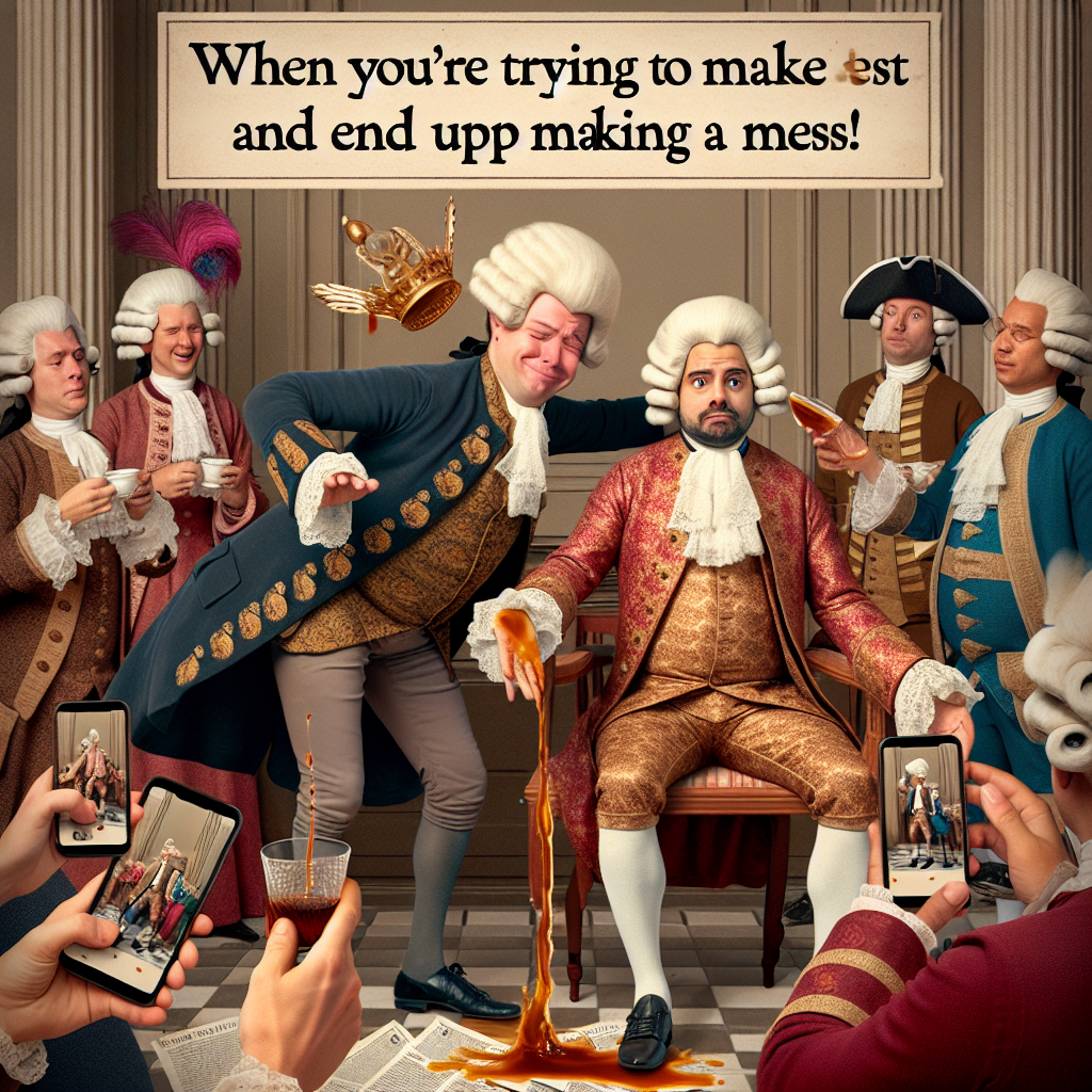 George Washington Meets King Bernard III: A Hilariously Awkward Encounter