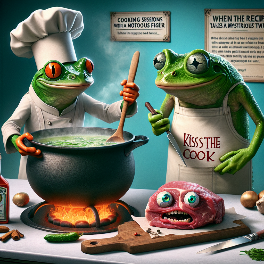 When you're just trying to make dinner but it's a horror show