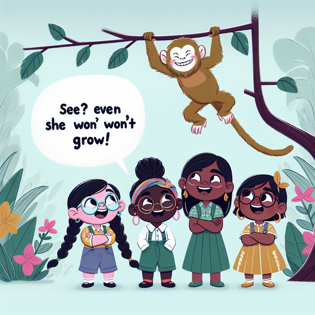 When Short Girls Commit to Staying Short Like Monkeys