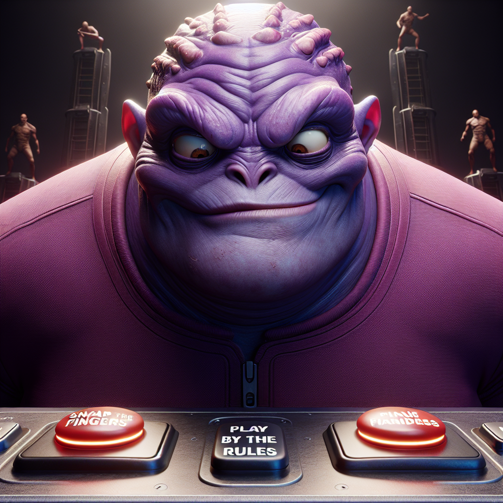 Thanos Faces the Squid Game: A Snapping Dilemma