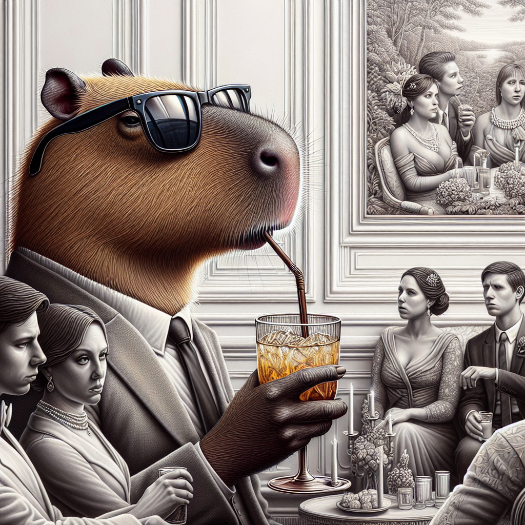 When You're a Capybara Trying to Fit In with Humans