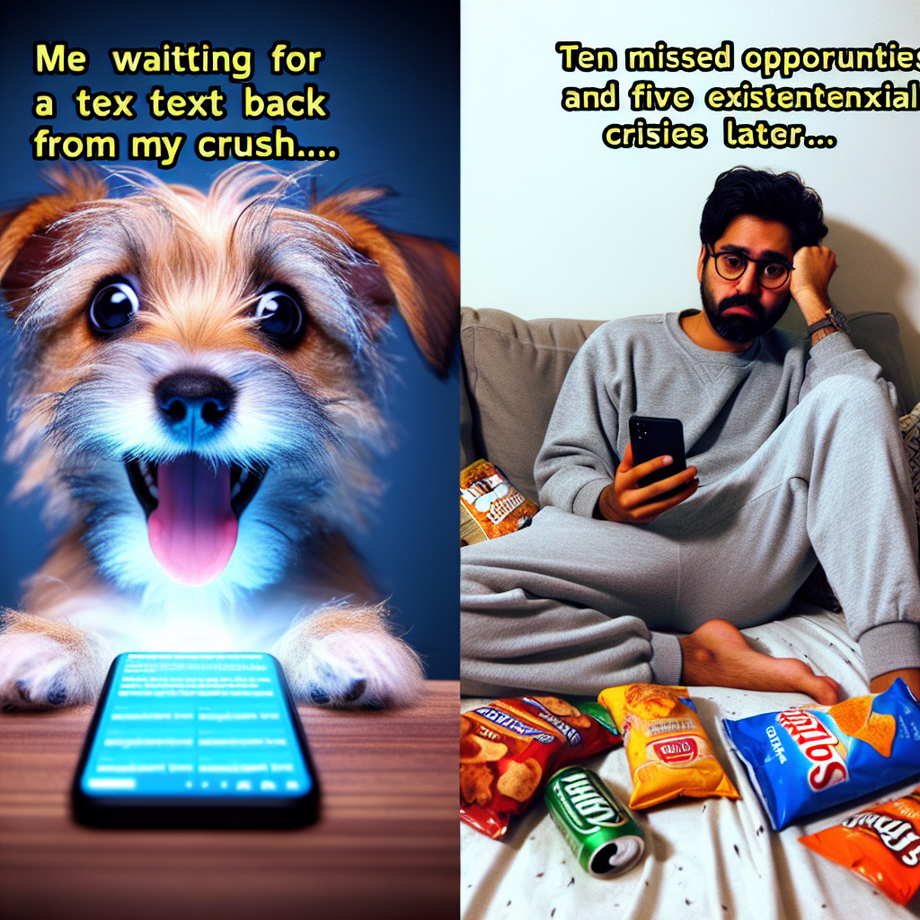 When Waiting for a Text Turns into an Epic Saga