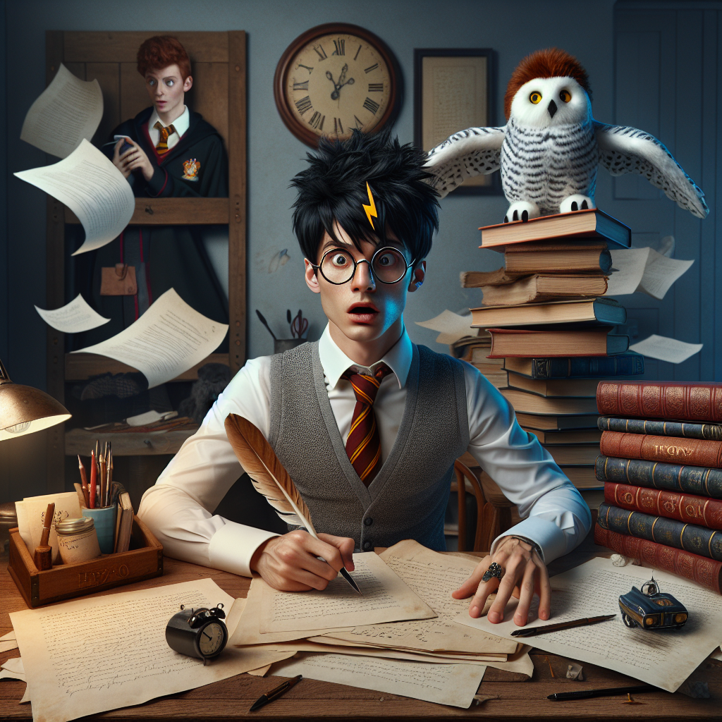 When Harry Potter Realizes It's Time to Do Homework