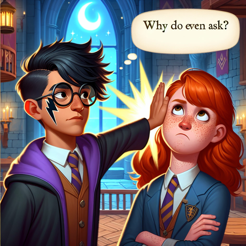 When Harry's Tired of Ron's Nonsense