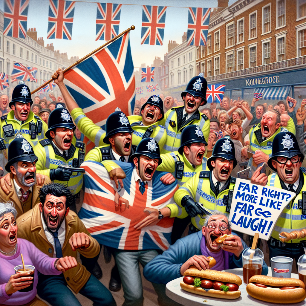 British Cops vs. Flag Waving: A Comedy of Errors