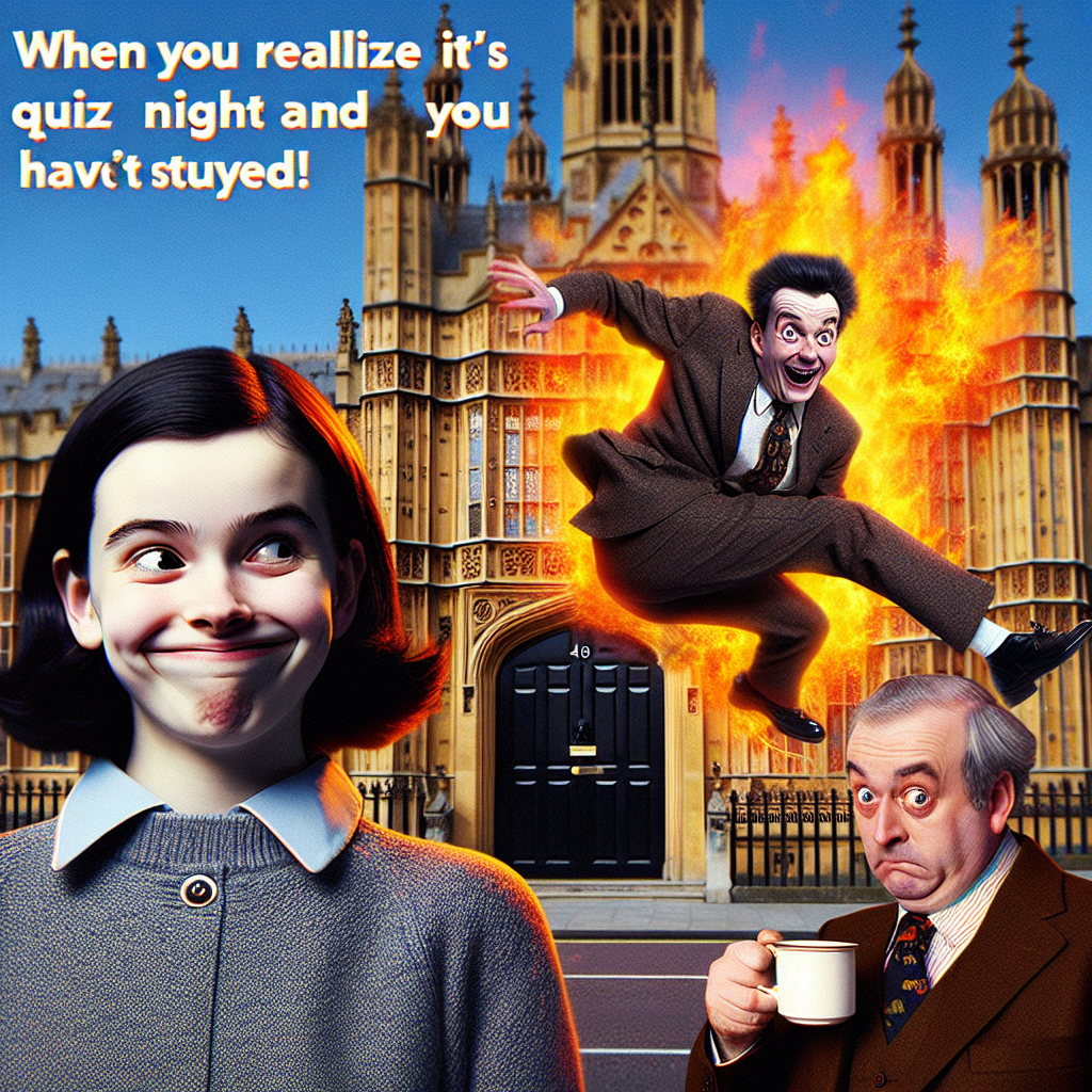 Kier Starmer's Hilarious Escape from 10 Downing Street Flames